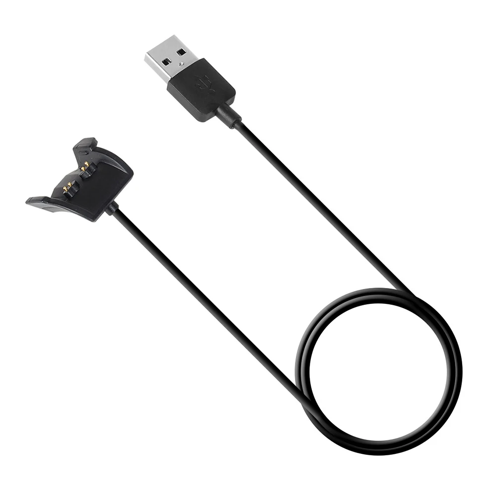 1M USB Fast Charging Cable Bracelet Charger Dock Base For Garmin Vivosmart HR HR+ Approach X40 Durable Smart Watch Accessories