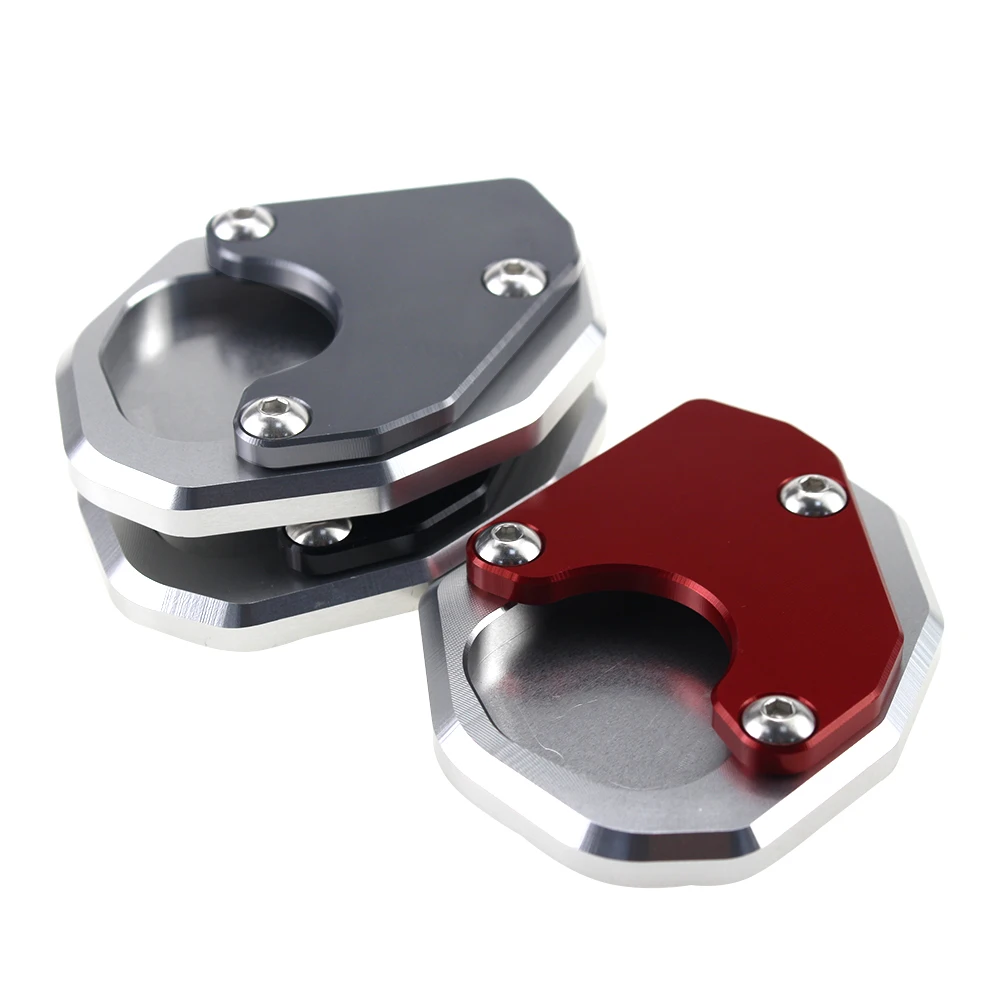 For Triumph Trident 660 Trident660 2021 Motorcycle Cnc Kickstand Foot Side Stand Extension Enlarge Pad Support Plate