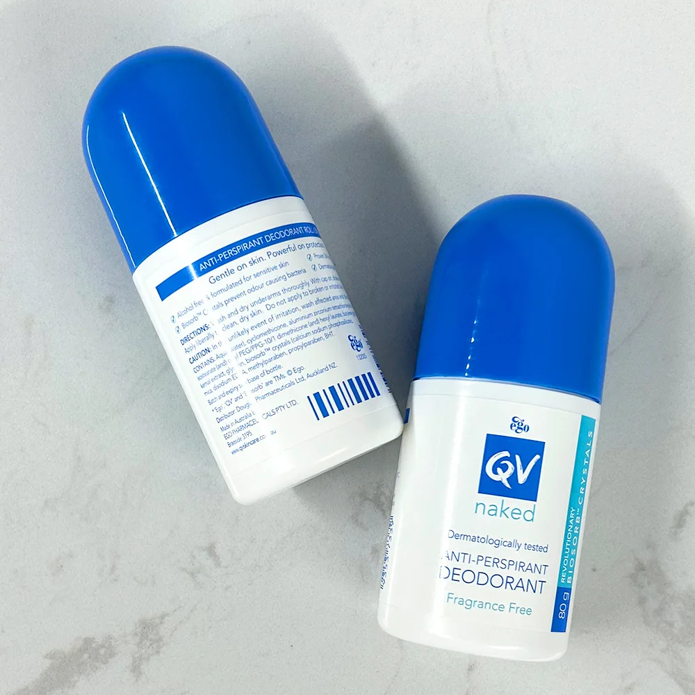 Australian EGO QV Antiperspirant 80g Deodorant Under The Armpits To Remove Body Odor and Smell for A Long Time and Dry