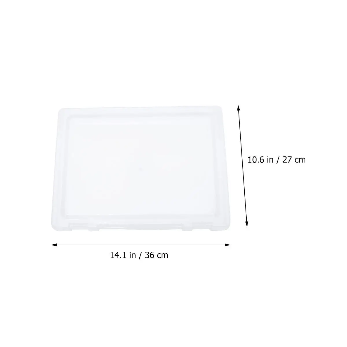 투명 문서 보관 상자 투명 쌓을 수 있는 파일 케이스 종이 파일 홀더 휴대용 사무실 정리함 문서 보관 상자