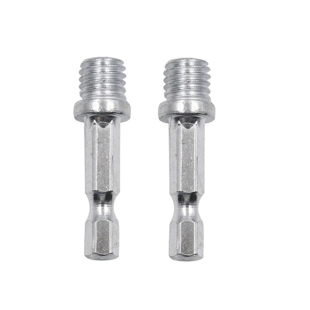 

2PCS 1/4 Inch Hexagon Connecting Rod Adapter Drill Chuck M10 Polishing Disc Connecting Rod Power Tool Accessories