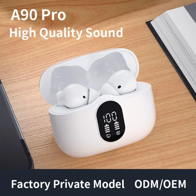 

Wireless Earbuds 5.3 Bluetooth Headphone Mic Noise Cancelling Waterproof Playback Stereo Sound with Power Display