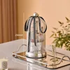 360 Rotating Desktop Makeup Brushes Holder Portable Desktop Makeup Organizer Cosmetic Storage Box Make Up Tools Lipstick Rack 6