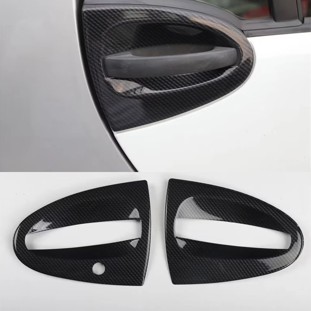 

New Car Trim For Mercedes Benz Smart Fortwo 2009-2014 Car Exterior Door Handle Bowl Cover Trim Styling ABS Auto Moldings 2pcs