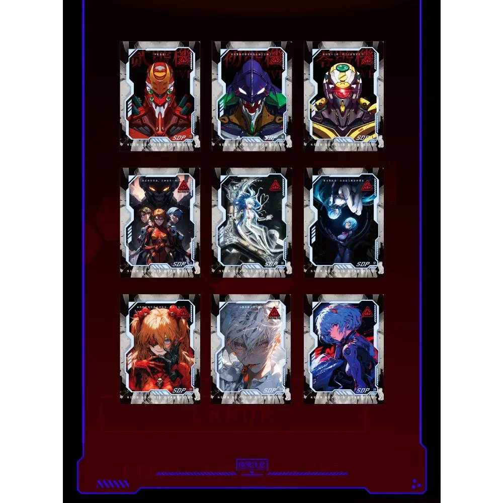 Original EVA Evangelion Card Collection Booster Box Ikari Shinji Ayanami Cute Cartoon Quicksand Card Children's Birthday Gifts 4