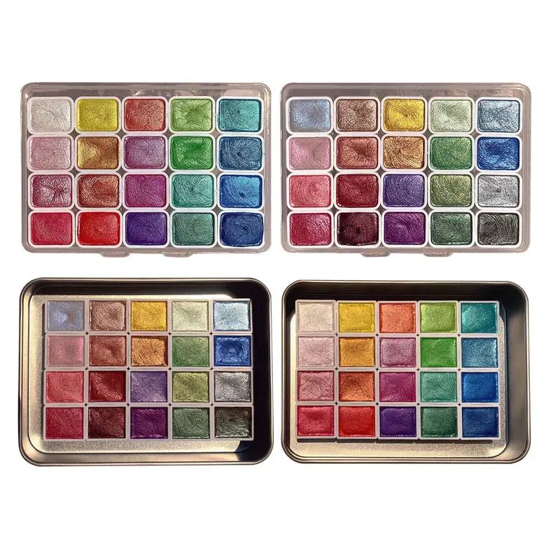 

Акварельная краска, портативный пластиковый набор акварельных красок для начинающих