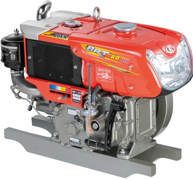 

8HP Kubota type diesel engine RT80 water cooled single cylinder