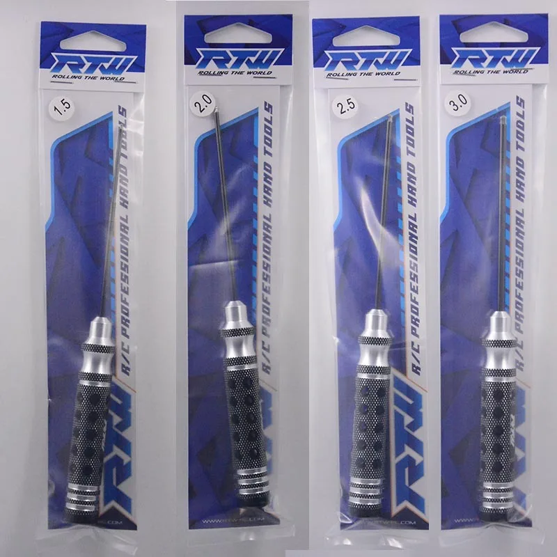 RTW hex screwdrivers hexagonal screwdriver tools 1.5mm 2.0mm 2.5mm 3.0mm 4.0mm
