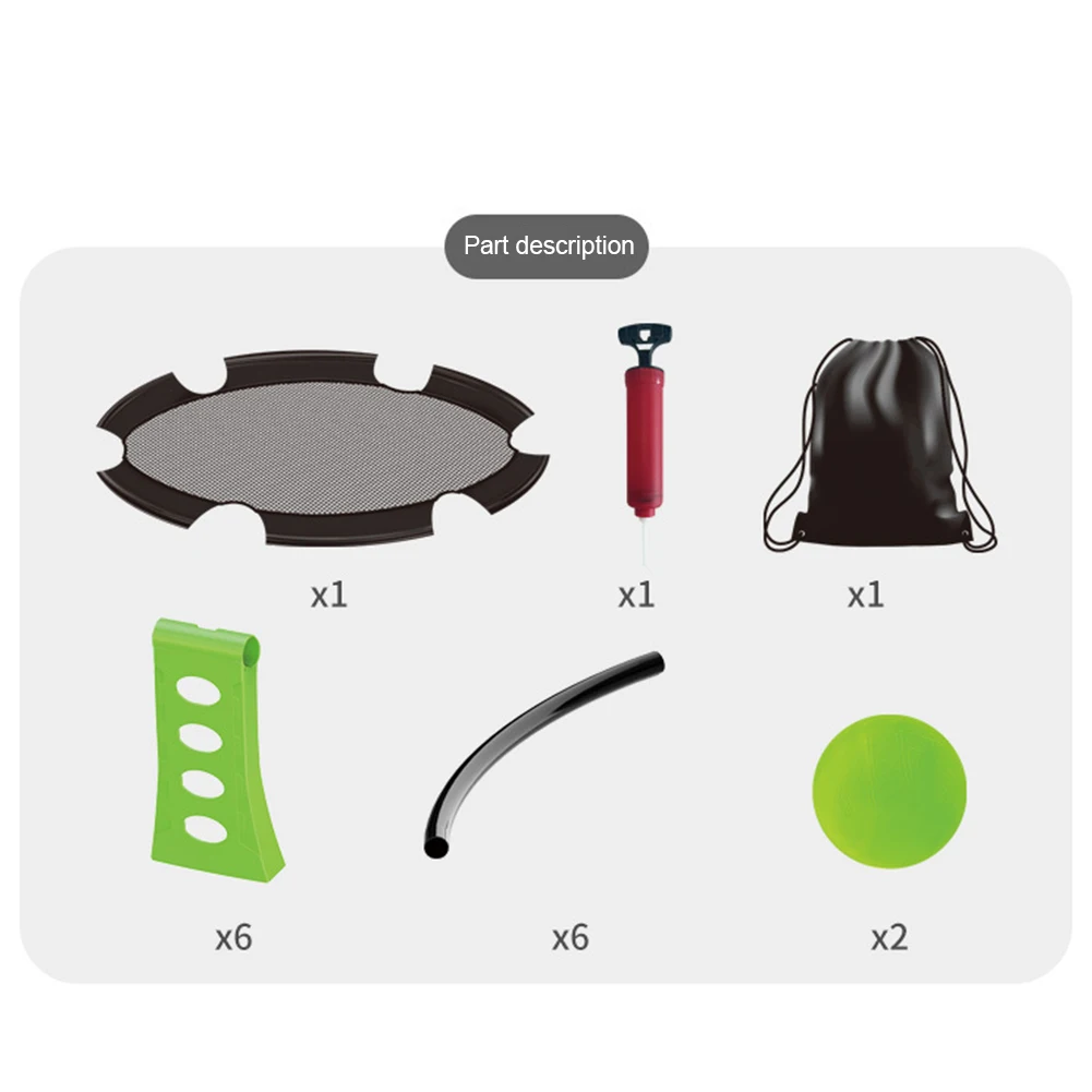 Catapult Ball Game with Carry Bag 2 Ball Multiplayer Volleyball Battle Game for Beach Yard