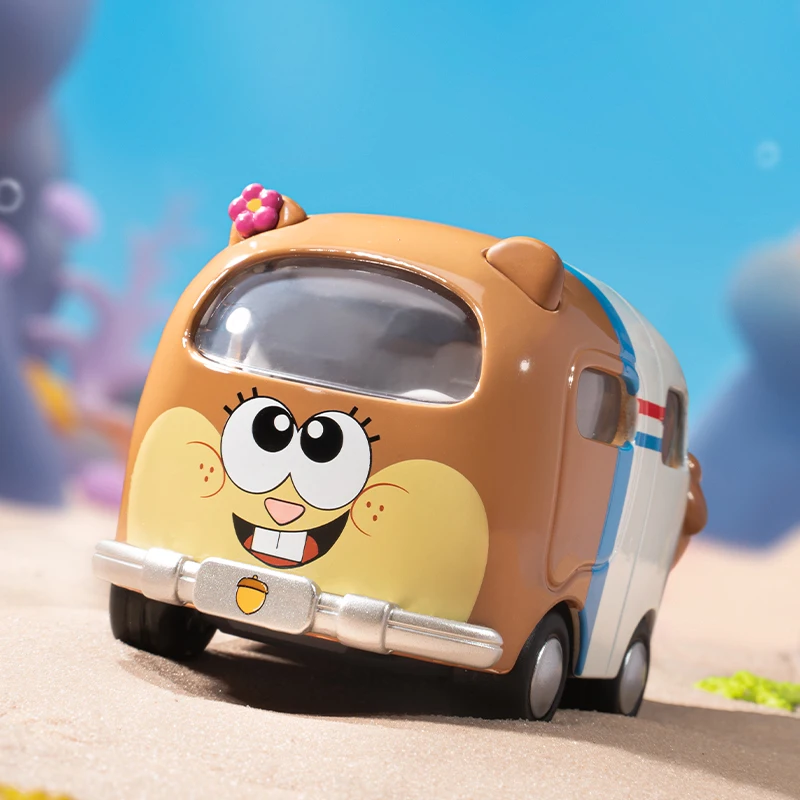 팝 마트 스폰지밥 관광 자동차 시리즈 차량 미스터리 박스 1PC/9PCS 블라인드 박스 POPMART 자동차 장난감
