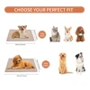 Self-Heating Pet Pads Blanket Puppy Pad Warm Cushion Mat for Cats Dogs Washable Pets with Thermal Body Heat Reflecting Core Pad 2