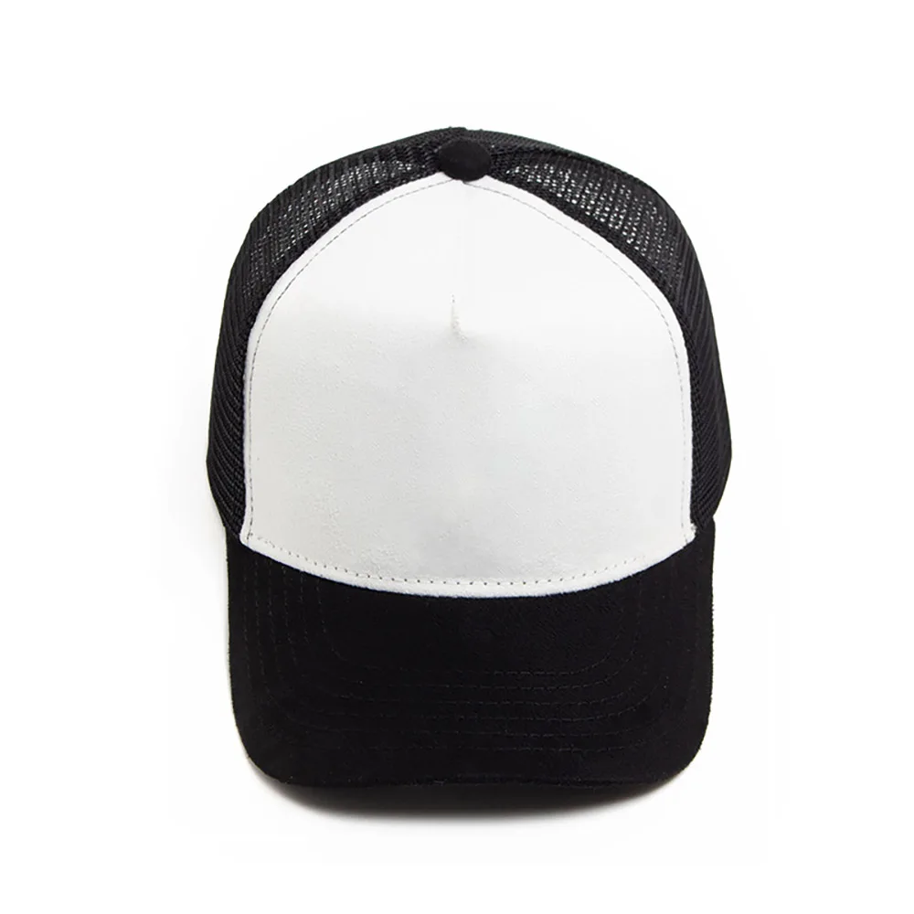 Personalisierte Baseballkappe mit bedrucktem Logo aus Wildleder, Sonnenschutz für Herren, Trend-Mesh-Hip-Hop-Hüte, vielseitige und trendige Entenschnabelkappen für Damen – Detail 2
