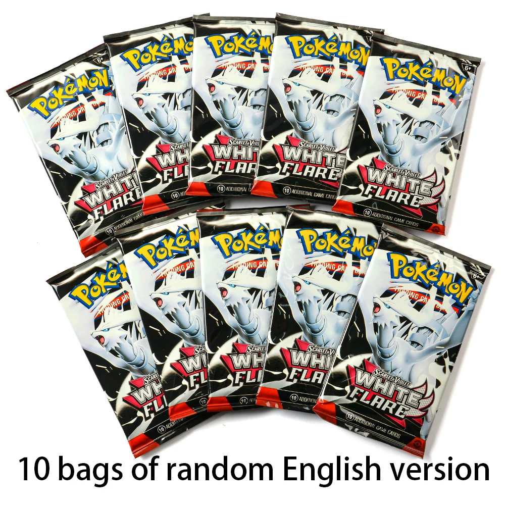 10 Pack Pokemon Cards 151 Team up Sun & Moon Thunder English Trading Card Game Evolutions Booster Collectible Kids Toys Gifts