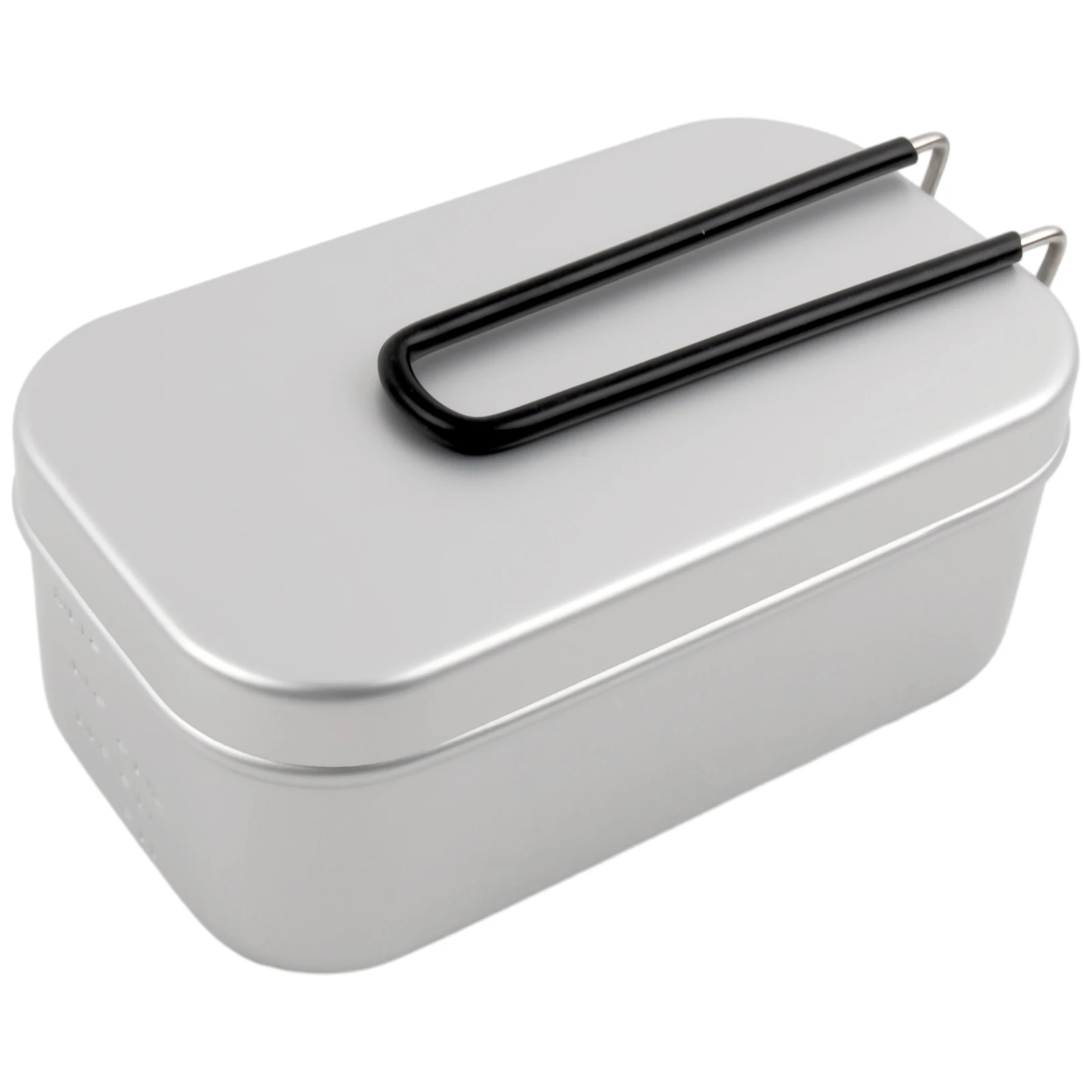 

Новый высококачественный Ланч-бокс Bento, набор водяного чайника, алюминиевый складной контейнер для хранения еды, Ультра-яркий с ручкой