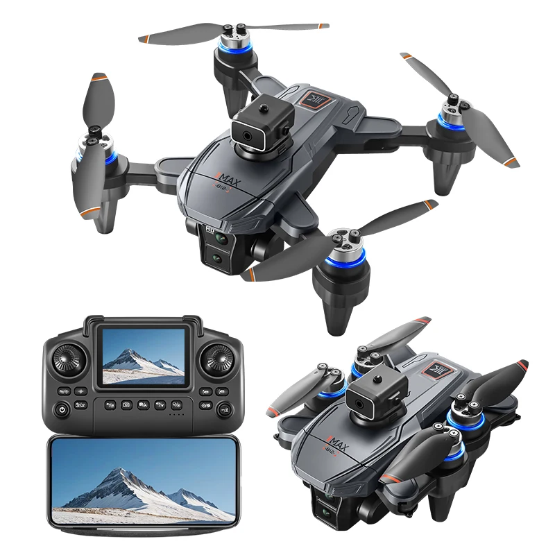 K812 Max 4K Dual Camera Drone w/Screen, Obstacle Avoidance