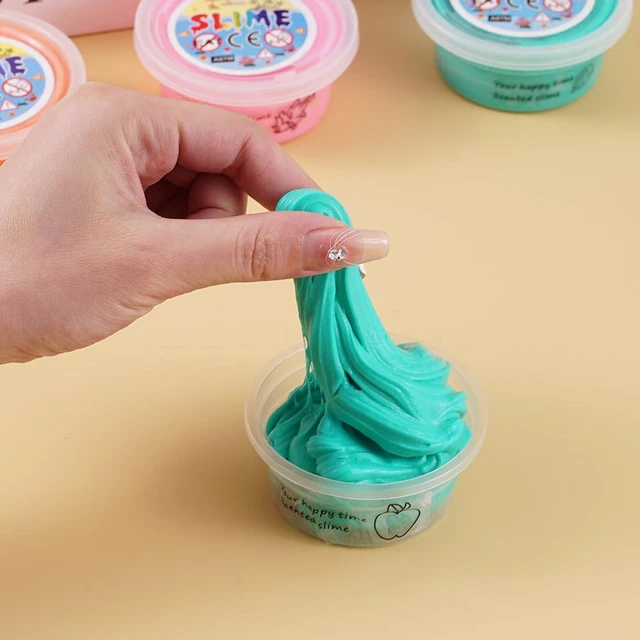 Fluffy Slime Toys Clay Floam Slime Scented Stress Relief Kids Toy