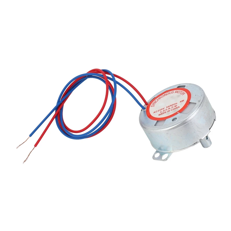 AC 동기 모터, 두께 20mm, 5X AC 220V-240V, 4W, 3RPM CCW/CW