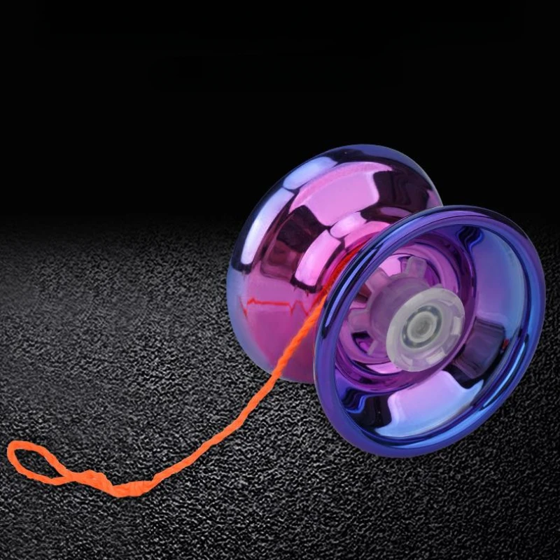 Professional Aluminum Alloy Yoyo Ball for Beginners Adults Kids Competitive Trick Yoyo with Bearing String Accessories Toy Gift