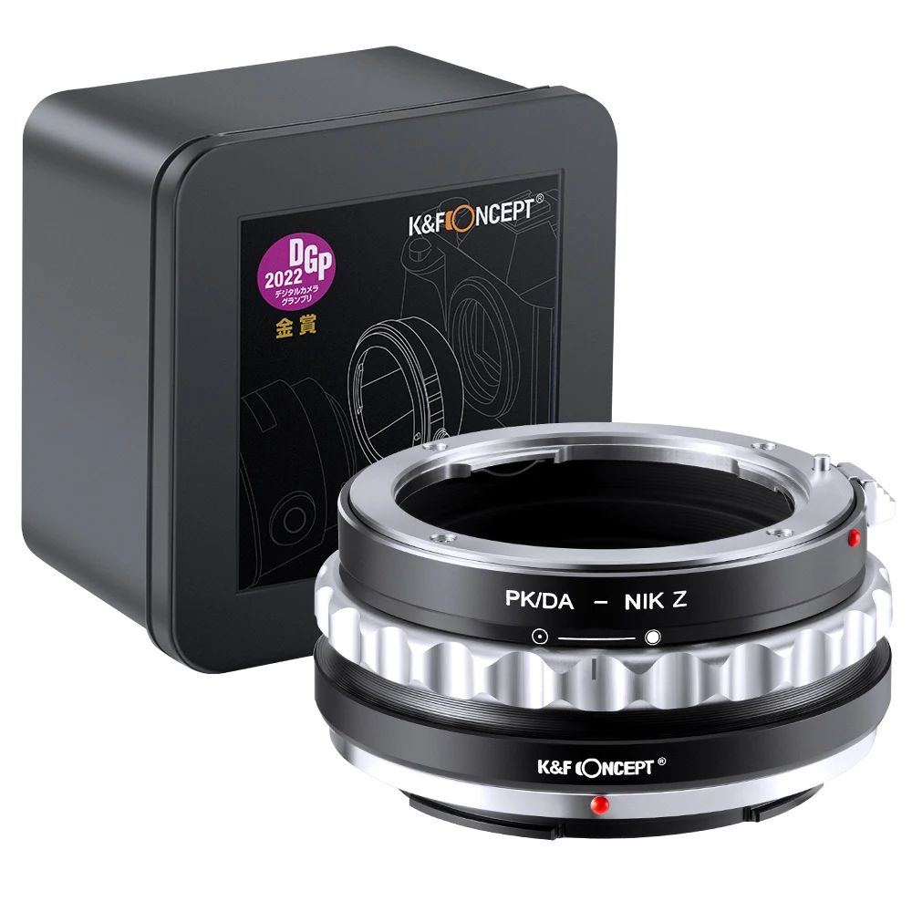 K & F Concept Pk/Da-Nik Z Pk Da Lens To Z Mount Camera Adapter Ring Per Pk Da Lens A Nikon Z Z50 Zfc Z5 Z6 Z7 Z9 Camera