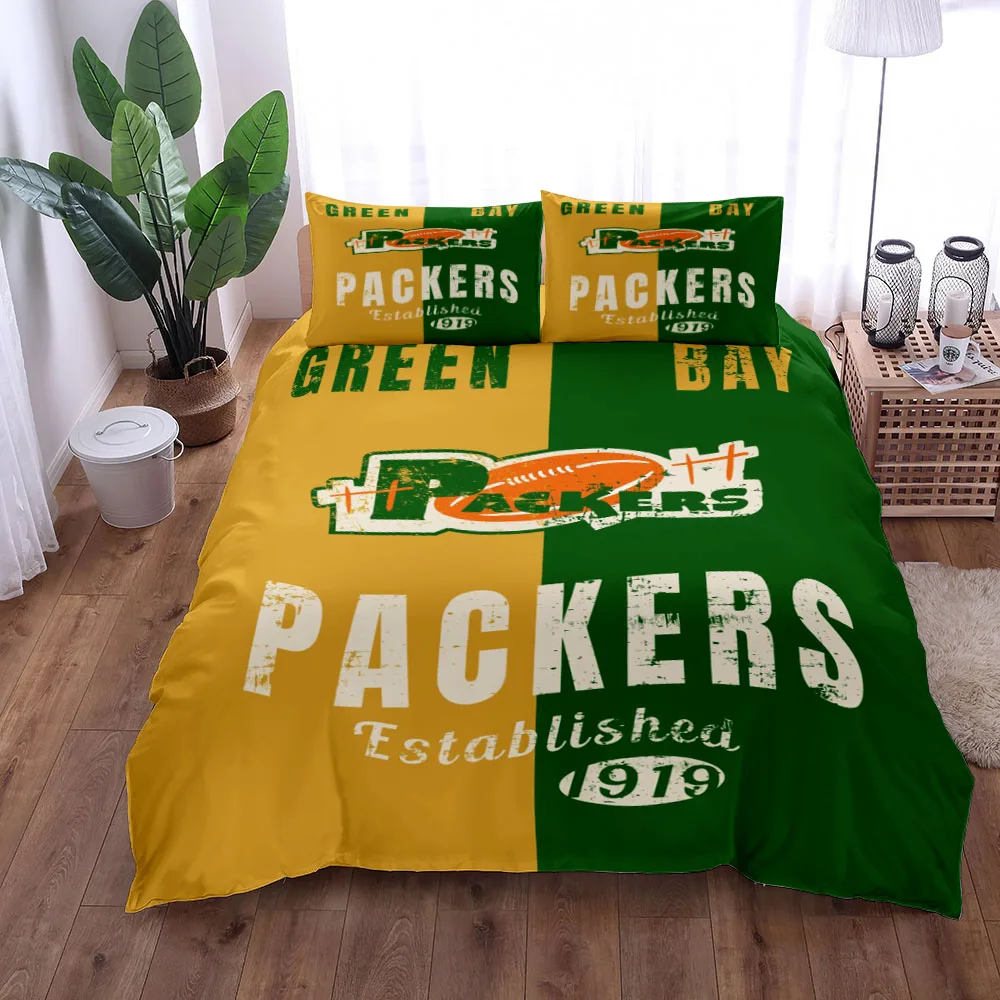 

National Football Poster Duvet Cover Set King Queen Double Full Twin Single Size Bed Linen Set