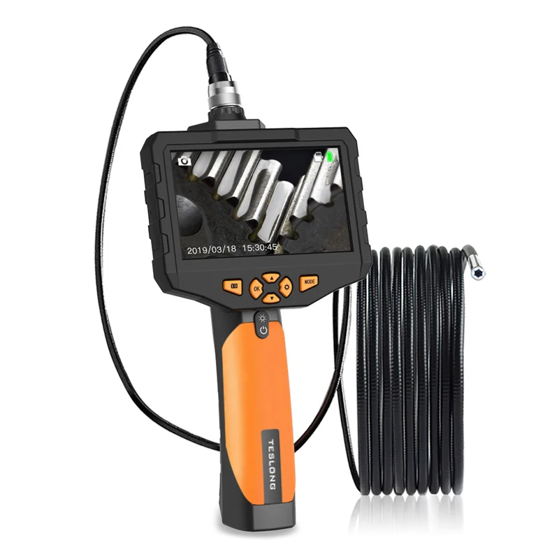 

TESLONG 8mm inspection Camera 3M Cable Video borescope camera Industrial Endoscope