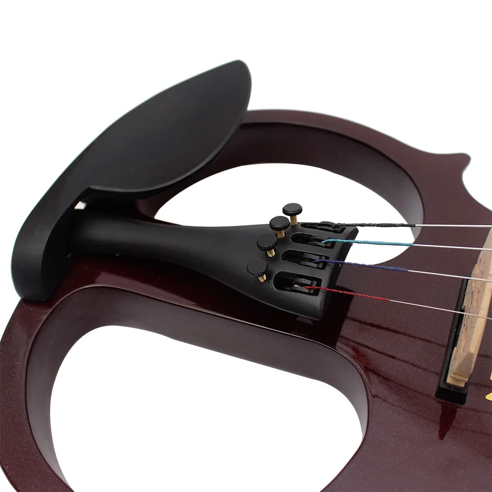 IRIN 4/4 Silent Electric Violin Maple Body Electric Violin With Bow Case Headphone Connection Cable Violin Parts & Accessories