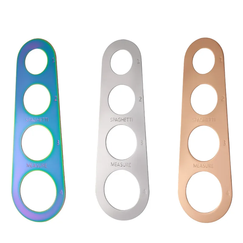 Misuratore Per Spaghetti In Acciaio Inossidabile | 4 Fori Per Porzioni | Gadget Da Cucina Pratico - Foto 10