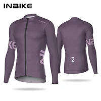INBIKE Cycling Jersey Long Sleeve Men's Top Breathable Cycling Jersey Quick Dry Road Cycling Jersey with Three Pockets 1