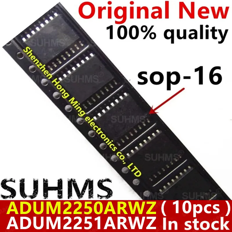 

(10piece)100% New ADUM2250ARWZ ADUM2251ARWZ ADUM2250 ADUM2251 sop-16 Chipset