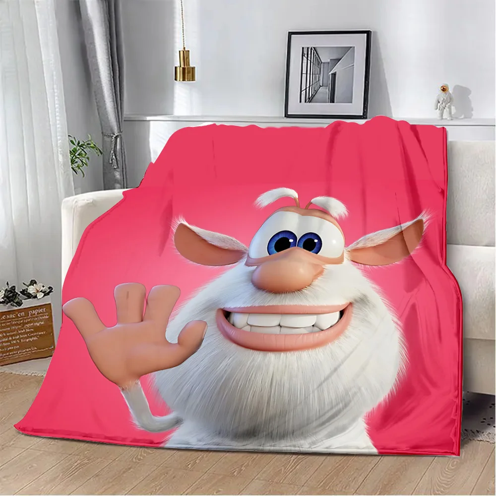 Cartoon Funny Cute B-Booba Printed Blanket Picnic Blankets Warm Blanket Soft and Comfortable Blanket Home Travel Birthday Gift 5