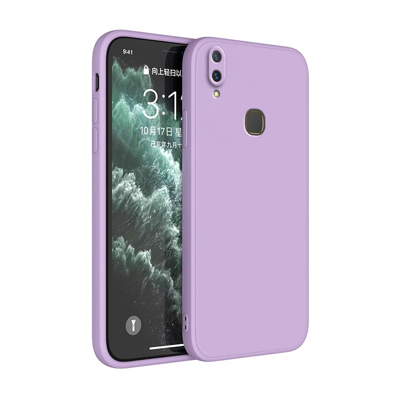 Liquid Silicone Square Phone Case - Durable Protection and Style