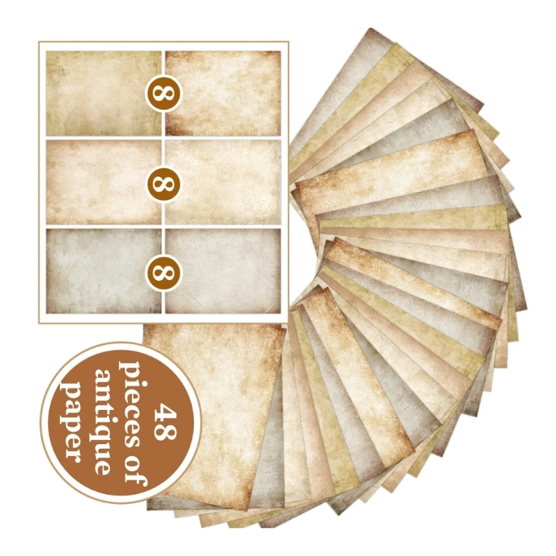 예술 쓰기를 위한 창조적 복고풍 디자인 시트 양면 인쇄 용지