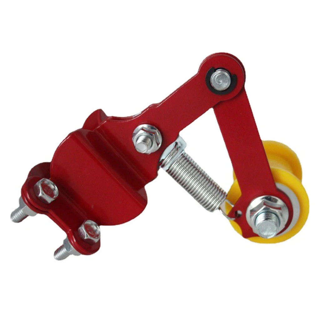 Motorcycle Pulley Chain TENSIONE Adjuster Modified Tensor Regulator Universal Roller Tool Practical Portable Black