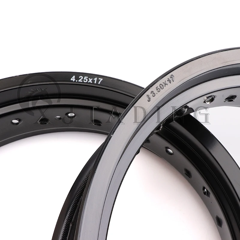Motorcycle Modification Accessories 17 Inch 36 Spokes Holes rim Aluminum Alloy Wheel Hub 2.15x17 2.50x17 3.00x17 3.50x17 4.25x17"