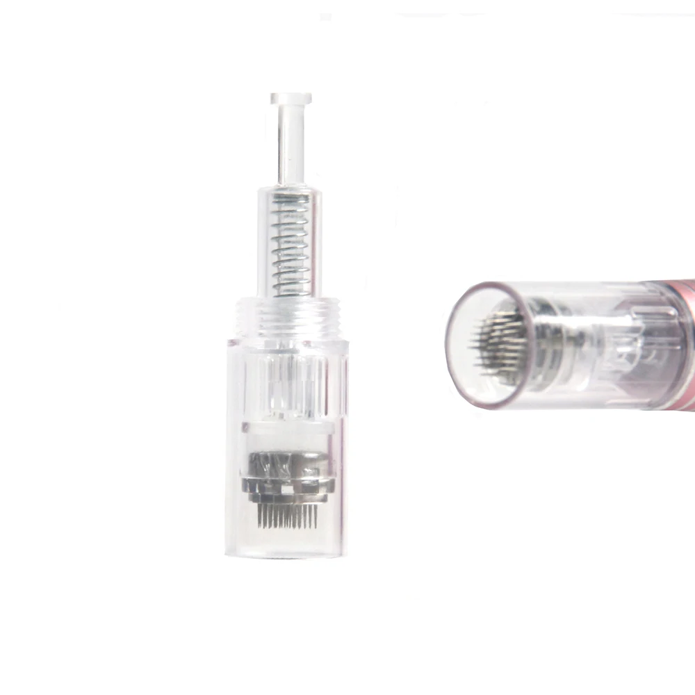 12pin/36pin Microneedling DermaPen Needles Screw Cartridge Replacement Heads Microneedling Tattoo Needles Nano MicrNeedle 10pcs