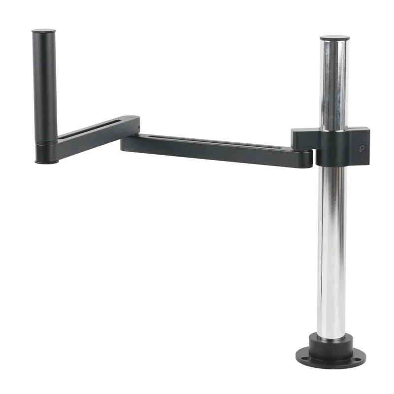 Adjustable Articulating Arm Clamp Microscope Bracket 50mm Ring Holder C Mount Zoom Lens Tripod Solder Video Camera Folding Stand microscope arm stand video microscope stand