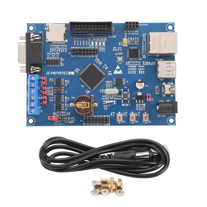 

1 компл. STM32F407VET6 обучение 485 макетная плата Dual CAN Ethernet Интернет вещей STM32