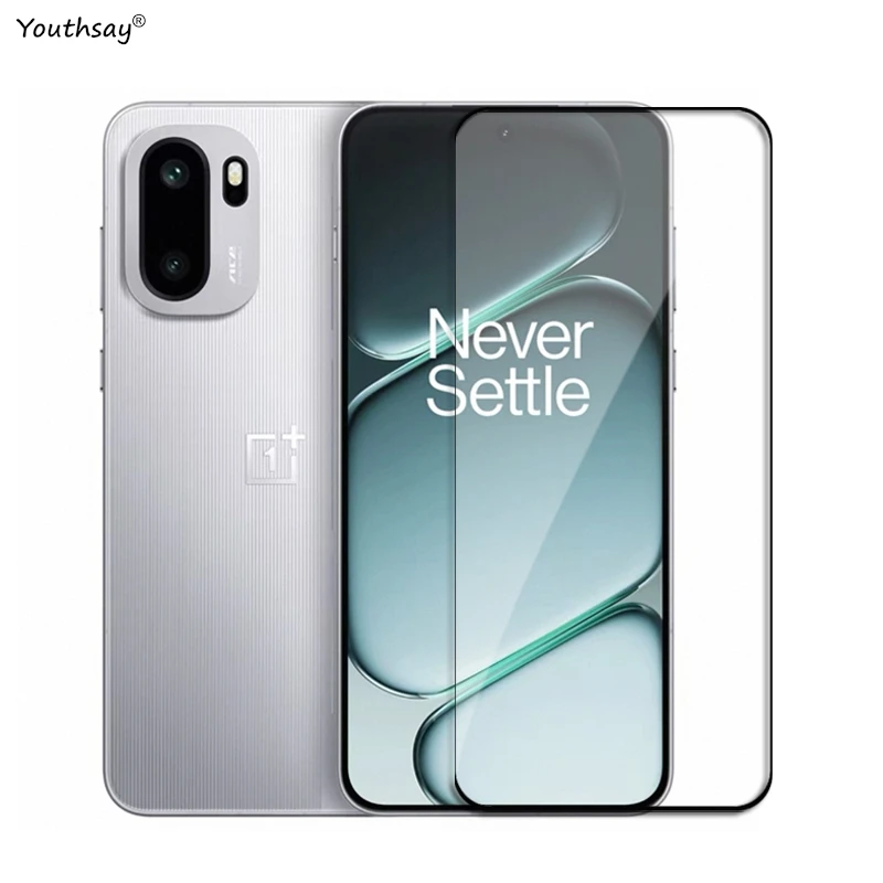 Premium Full Cover Tempered Glass Screen Protector with Protective Phone Lens Film