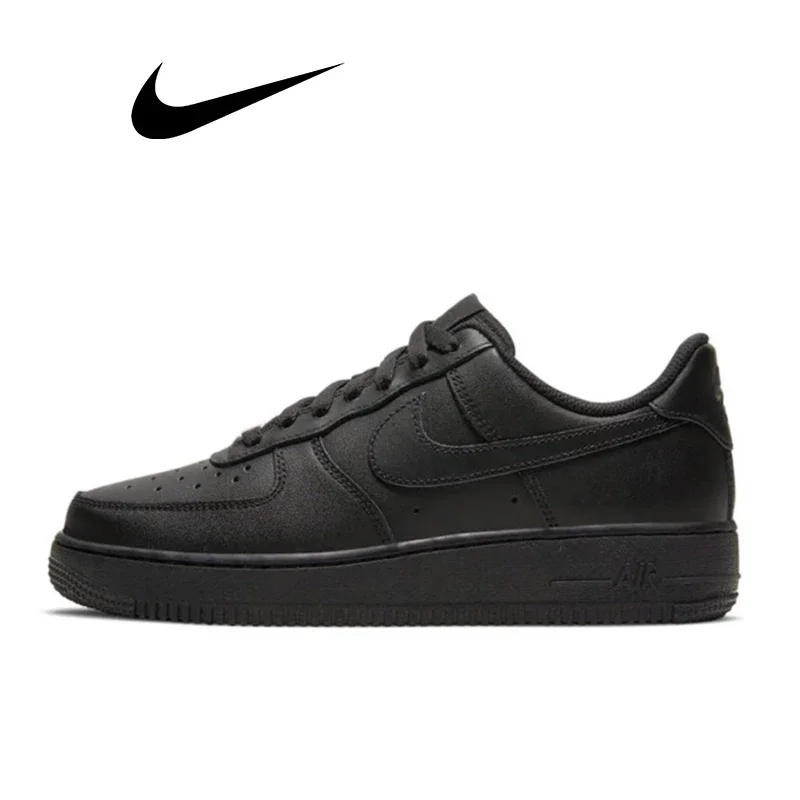 Nike Air Force 1 07 Chaussures De Skate Basses Pour Hommes Femmes Irritazione Ics Tout Noir Sneakers Casual Af 1 Cestini Sportivi C