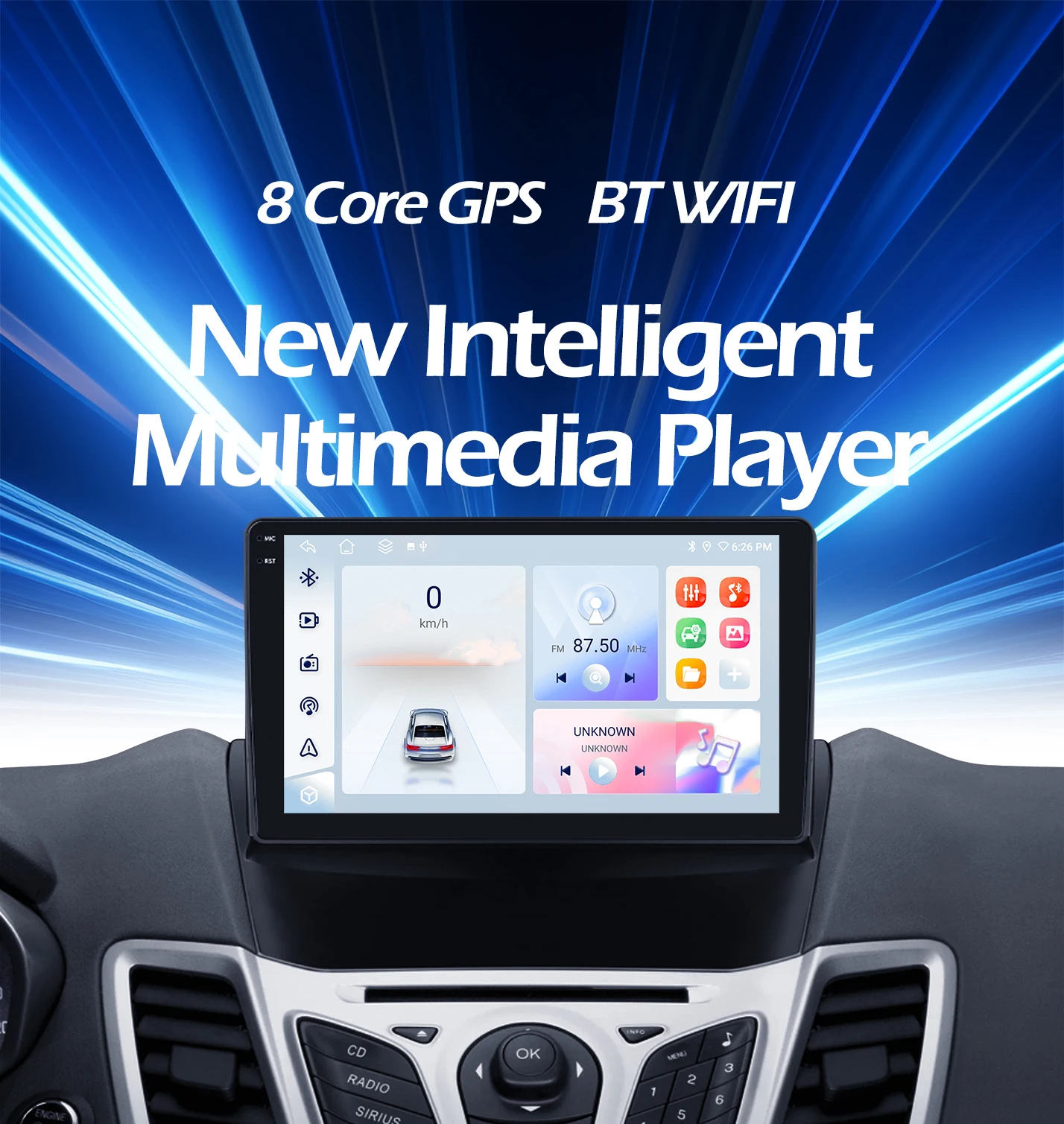 Android 16 Wireless CarPlay Für Toyota Auris Corolla 2006-2012 Autoradio Intelligenter Multimedia-Player Auto WIFI 4G DSP GPS – Detail 5