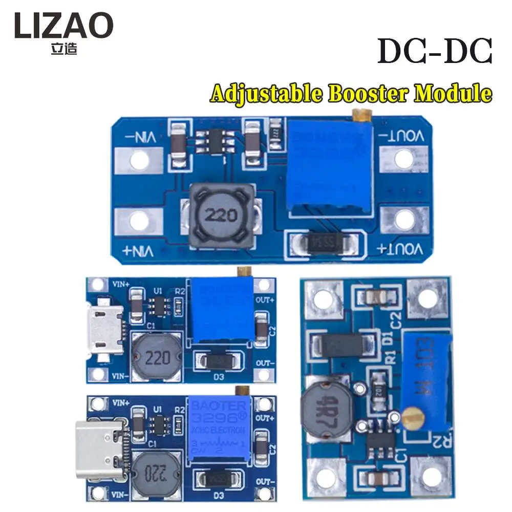 5 Pz 10 Pz Mt3608 Dc-Dc Step Up Converter Booster Modulo Di Alimentazione Boost Step-Up Board Uscita Massima 28V 2A