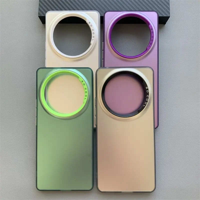 Luxurious Metallic Aurora Skin Matte Phone Cover