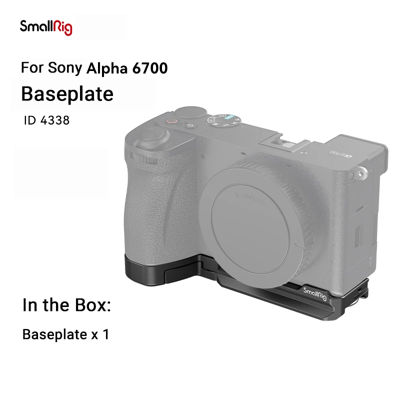 SmallRig A6700 Cage Kit for Sony Alpha 6700 Built-in Quick Release