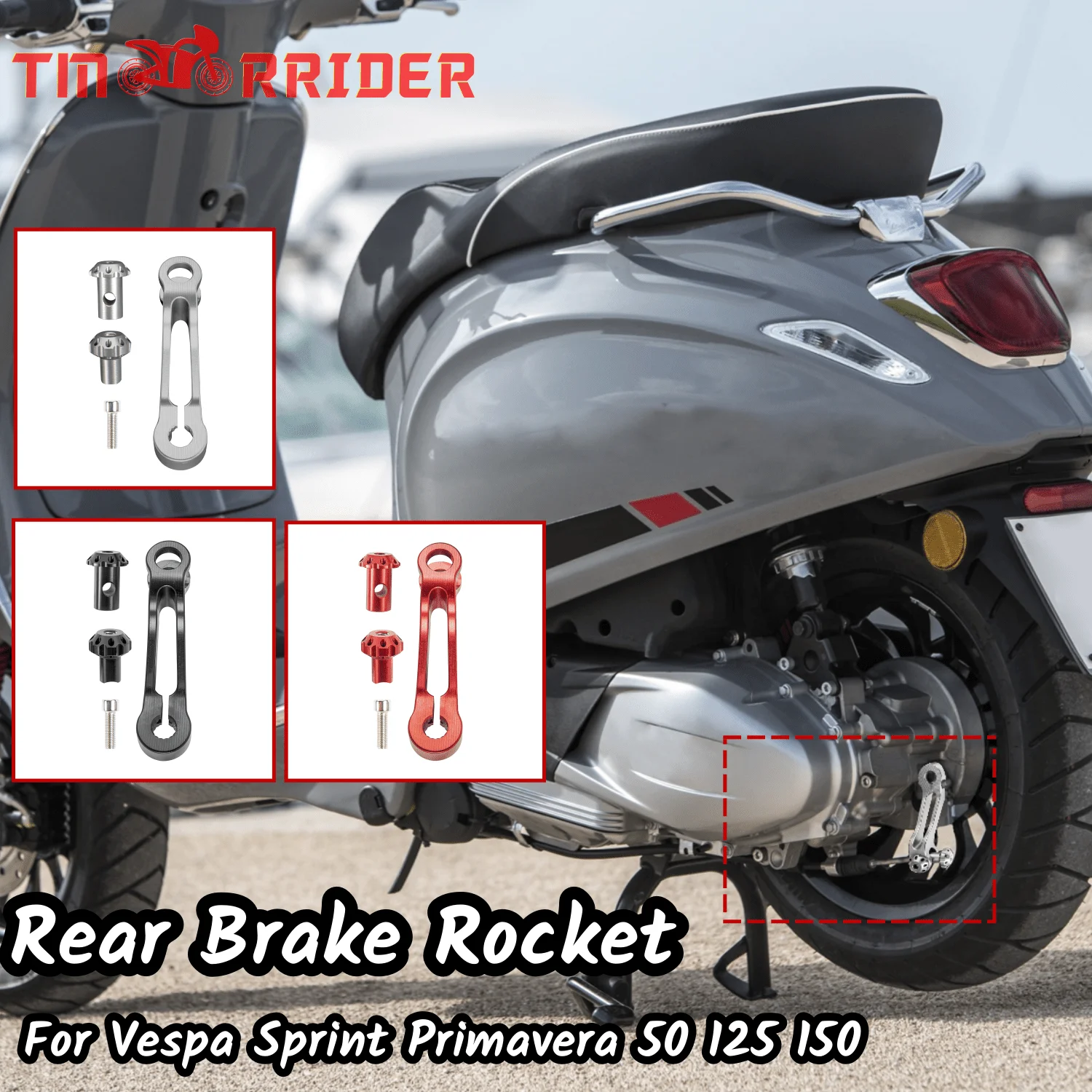 Motorrad Hinten Bremse Rocker Arm Halterung Hebel Abdeckung Teller Für