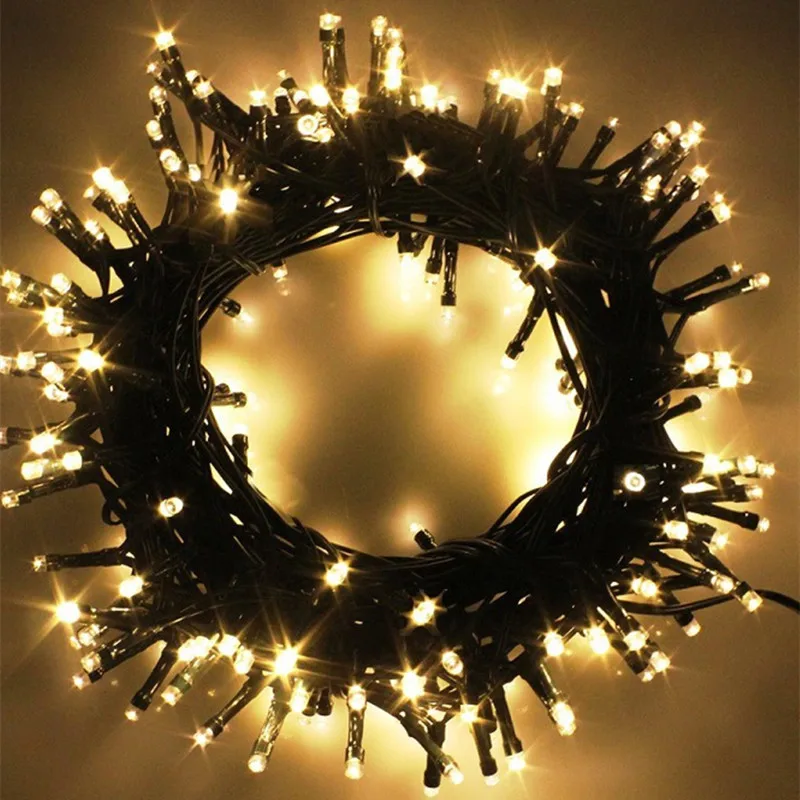 

Праздничные светильники низкого напряжения для рождественской елки, искусственное украшение для свадьбы, сада, Нового года, Уличные светодиодные сказочные огни, одна штука