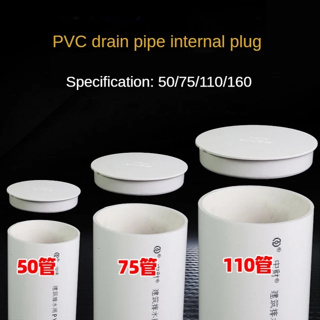 1Db 75-110 Mm Pvc Csősapka Dekoráció Fedőcső Betét Dugó Vízmegállító Tömlő Végcsatlakozók Kert Öntöző Kiegészítők Adapter - Image 2