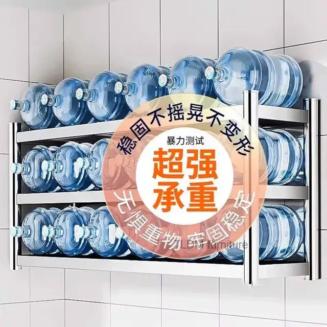 ตู้ครัวสแตนเลสอเนกประสงค์ทันสมัยแบบติดผนัง ตู้เก็บของแบบมินิมอล ตู้ครัวแขวนผนัง 4