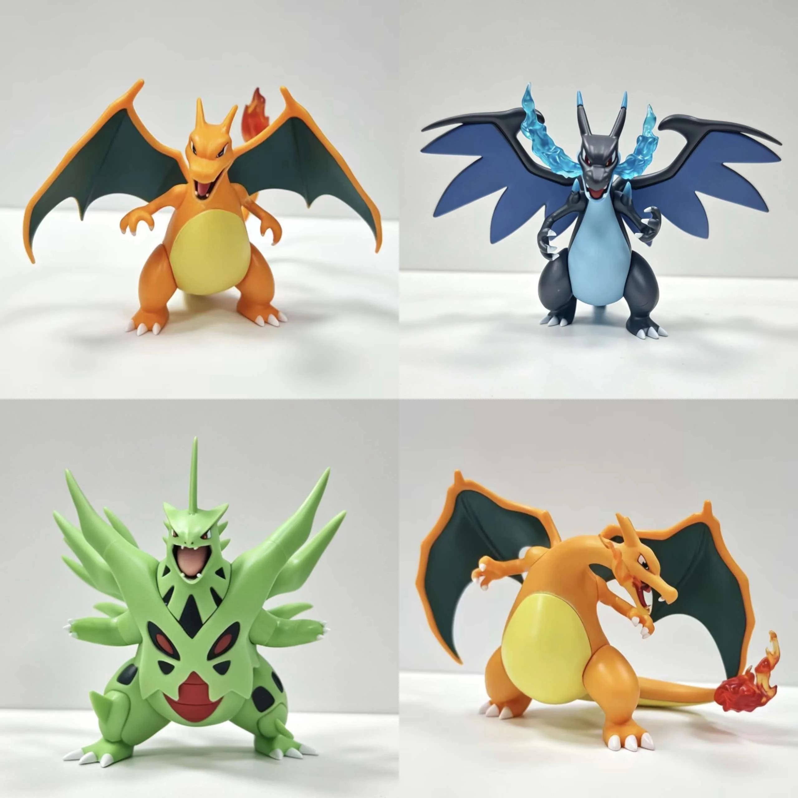 Auf Lager Anime Pokémon Flammendrache Actionfigur Modell Desktop-Ornament Cartoon Sammlerstück Überraschungsgeschenk für Fans