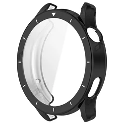 Full Coverage Soft TPU Screen Protector Case for Xiaomi Watch S5 46mm (Black)