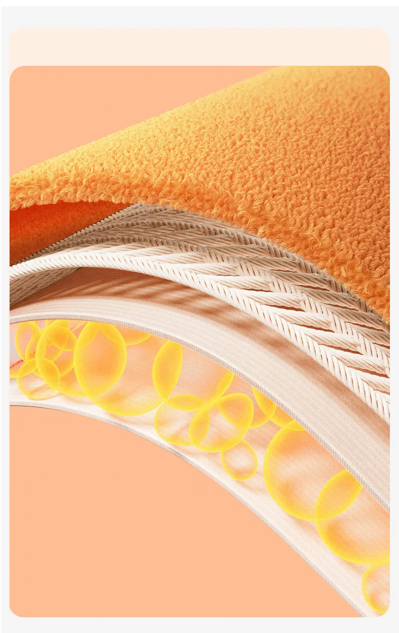 Thermal Fleece Leggings - High Waist Winter Warm Leggings With Rabbit Wool Insulation